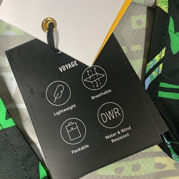 Herschel Hoffman California Fabric Packable lightweight Raincoat Poncho - Picture 15 of 16